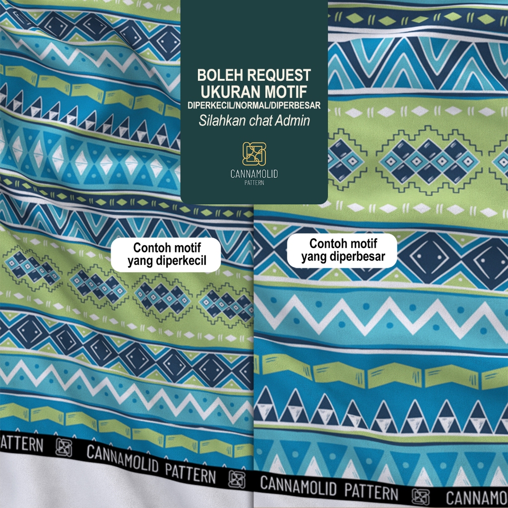 Kain Toyobo Motif ETNIK Lebar 145cm ETHNIC 2130