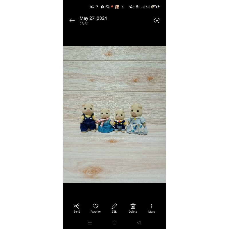 Sylvanian pig fam PL pesanan