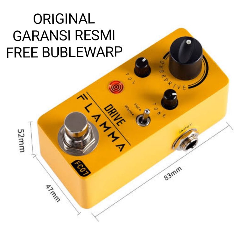 EFEK GITAR FLAMMA OVERDRIVE FC07 OVER DRIVE