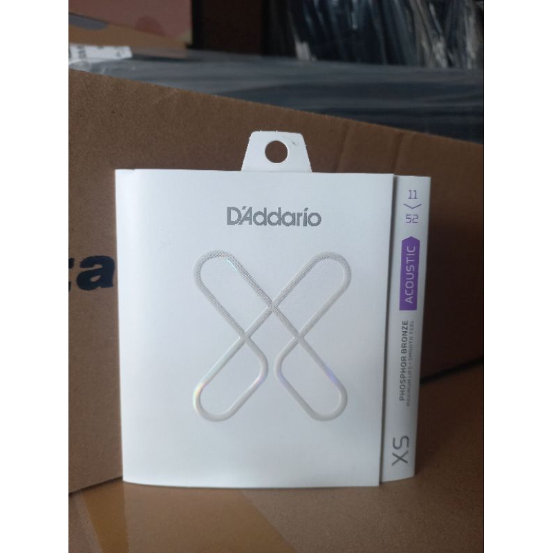 SENAR GITAR AKUSTIK D'ADDARIO XS PHOSPHOR BRONZE UK 0,10 0,11 ORIGINAL D'ADDARIO