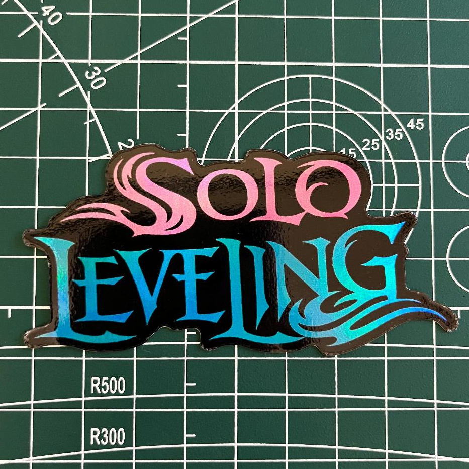 

Stiker hologram anime Solo Leveling || STICKER HOLOGRAM ANIME Sung jin woo