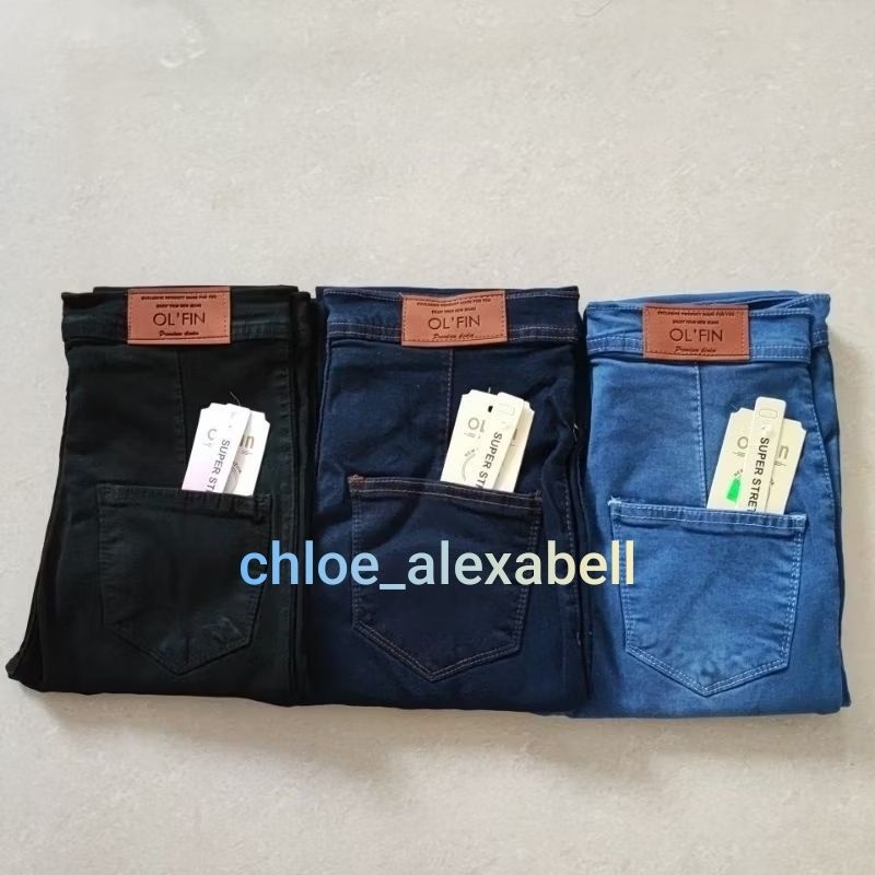WAJIB PUNYA Celana panjang HIGHWAIST OLFIN JEANS