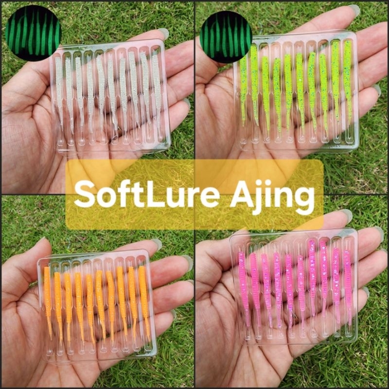 Soft Lure Ajing isi 10pcs
