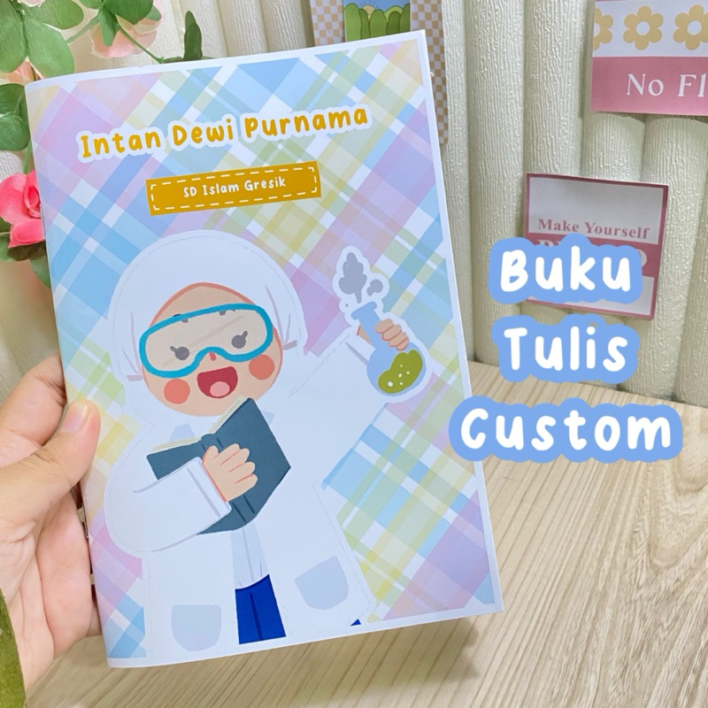 

Buku Tulis Anak Sekolah Profesi Custom Nama