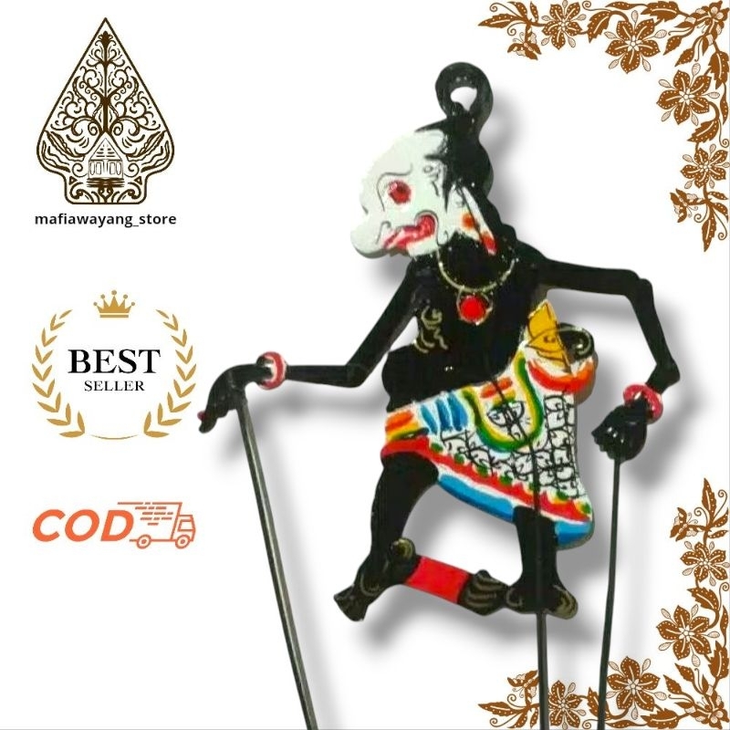 wayang kulit asli gareng