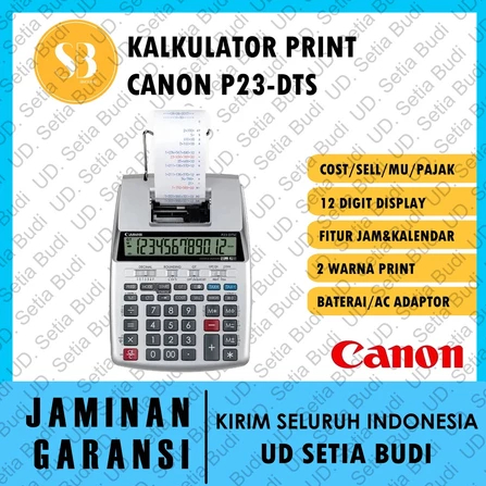 

Kalkulator CANON P23-DTS C + Adaptor