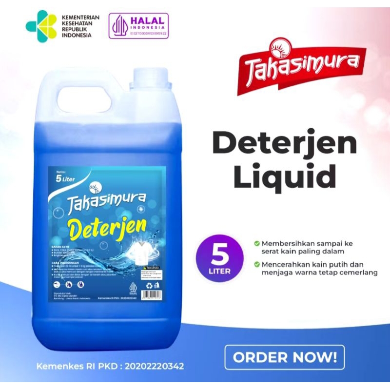 Deterjen Liquid Sabun Cuci pakaian Takashimura