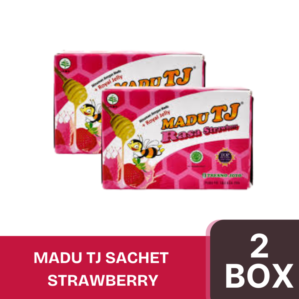 

Paket Madu TJ Strawberry Kemasan Sachet 2 Box @12pcs