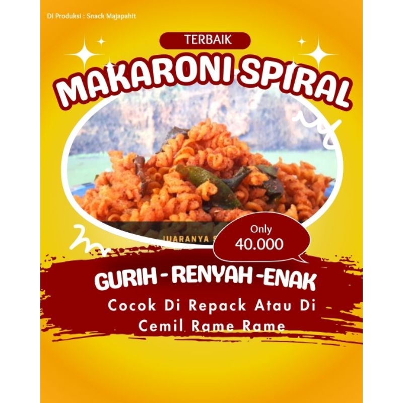 

Termurah Di shoppe Makaroni Spiral Kiloan