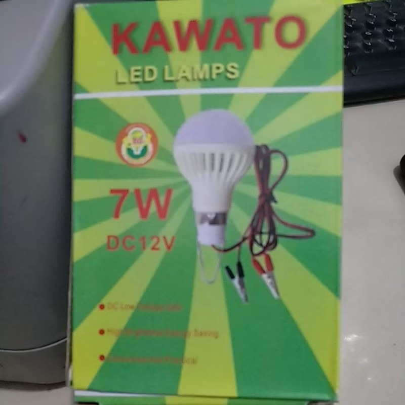 Lampu LED DC Baterai Aki 3W 5W 7W