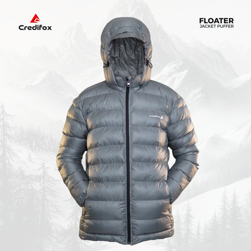 CREDIFOX Jaket Puffer Bahan Wellon Seri Floater- jaket musim dingin - jaket gelembung - puffer jacke