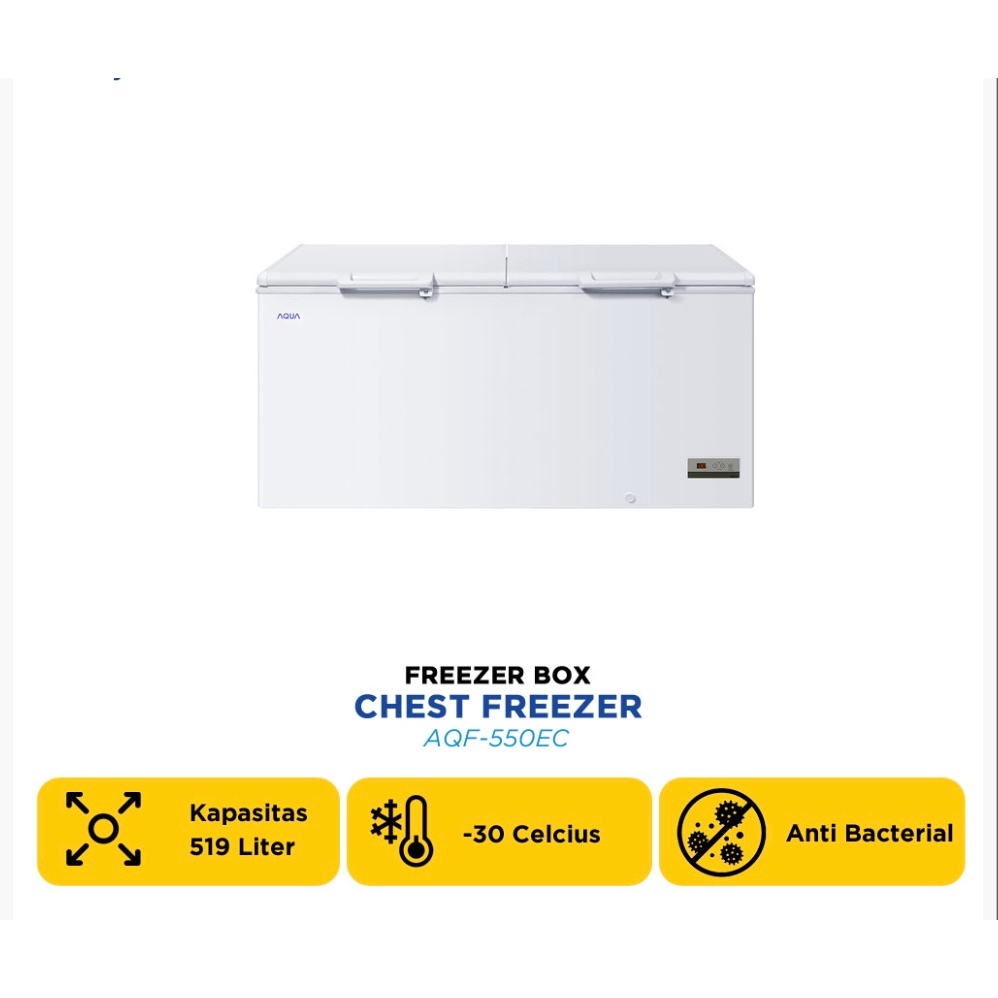 AQUA FREEZER BOX CHEST FREEZER AQF-550EC