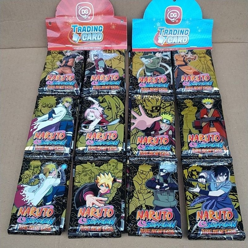 Grosir 12 sachet Mainan Kartu NARUTO The New Era Shippuden Trading Card Game