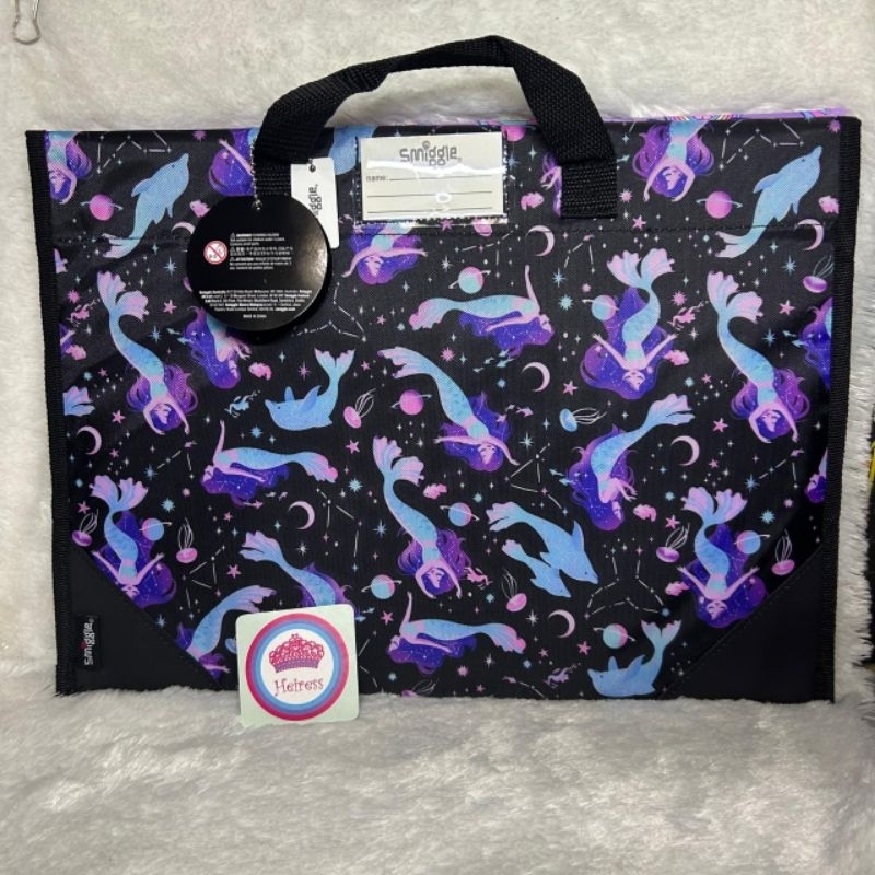 

Smiggle tempat kertas book bag file holder tas dokumen unicorn pink