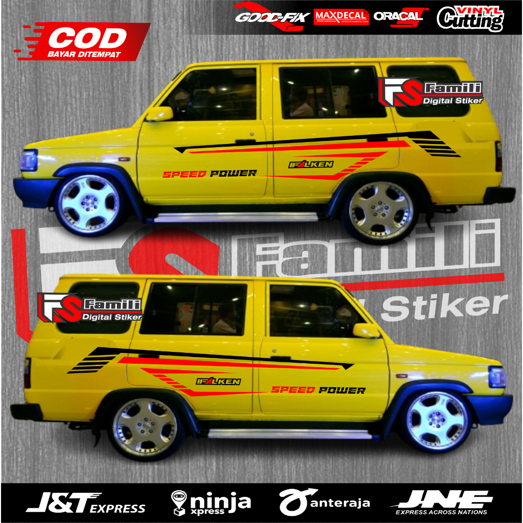 Stiker Body Mobil Kijang Super Stiker List kijang super