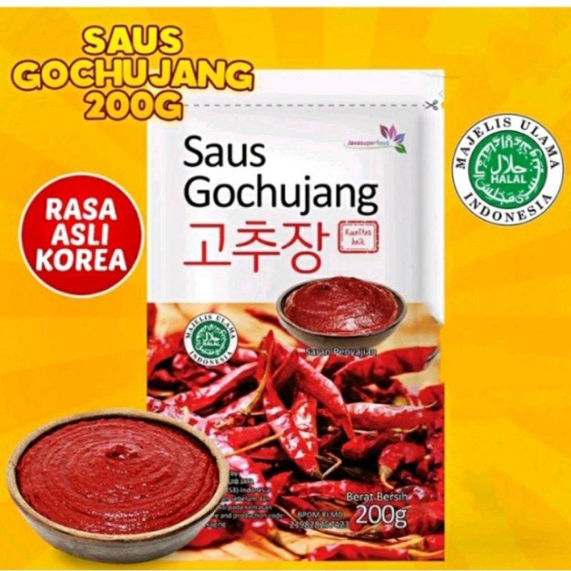 

✓MURAH Saus Gochujang Rasa Asli Korea 200gr HALAL