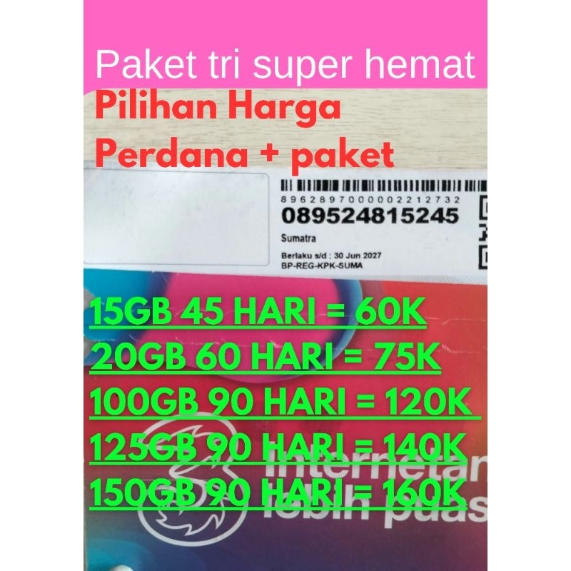 PERDANA TRI + PAKET SUPER MURAH