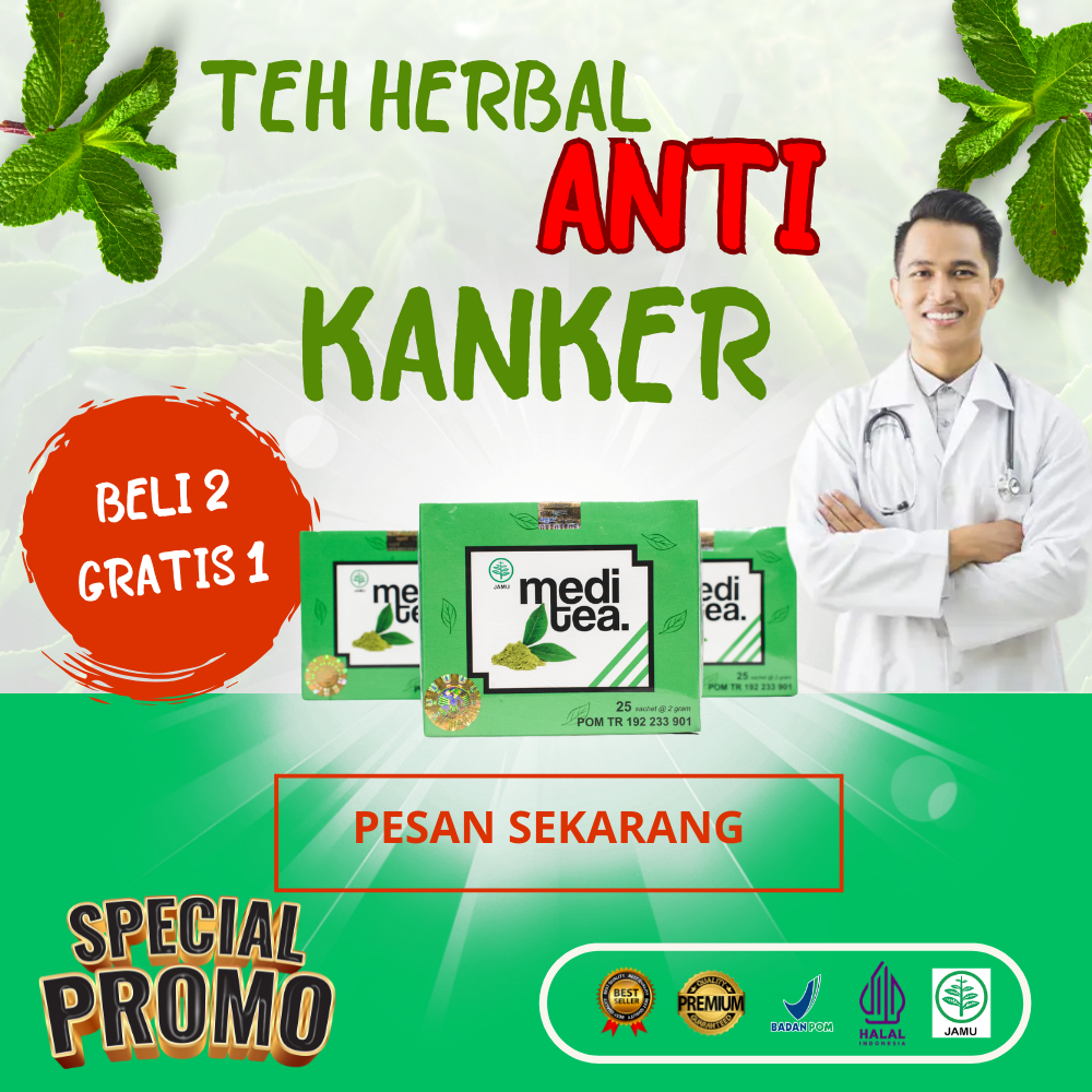 

PROMO BELI 2 GRATIS 1 Meditea Teh Hijau - Obat Herbal Kanker Payudara Serviks Benjolan Paling Ampuh