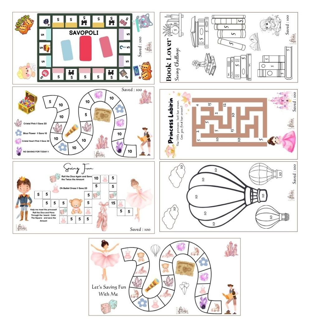 

Saving fun Paket Binder Keuangan Lengkap A6 Set 6 Ziplock Premium, Menabung Sinking Fund Seru Origami project