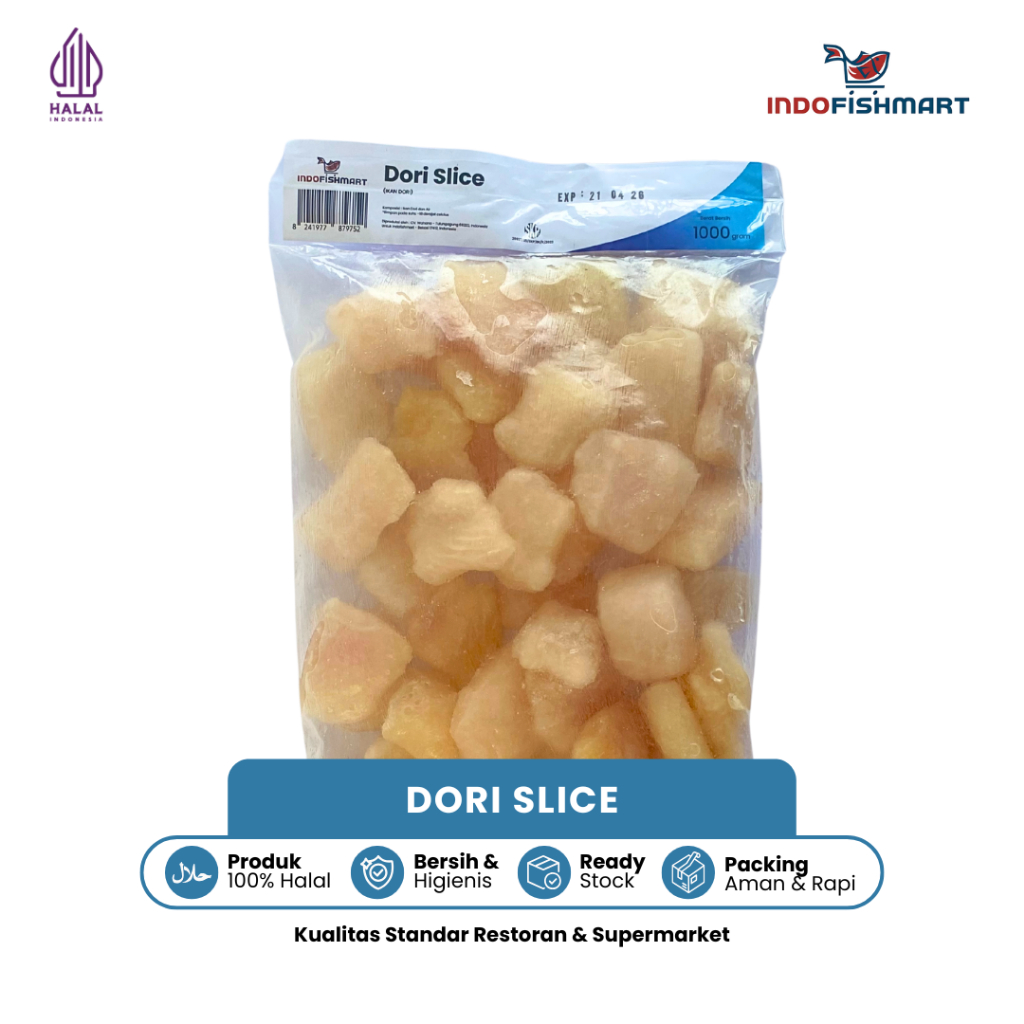 

Ikan Dory Slice Fillet Premium Beku Frozen kemasan 1 kg