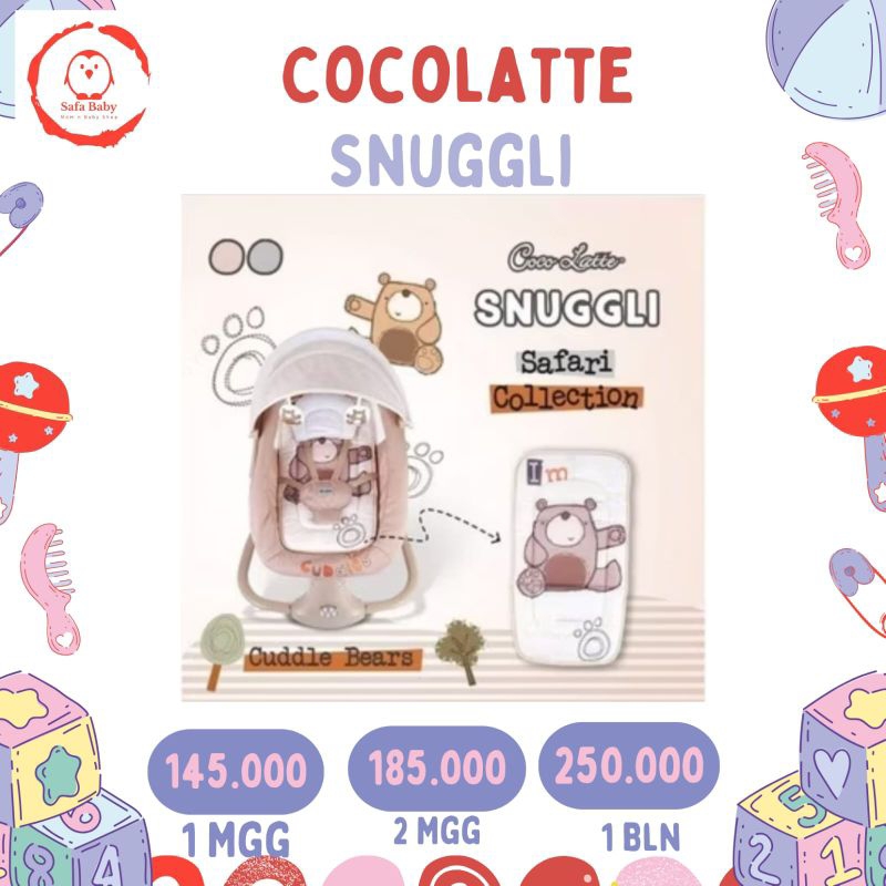 YZ5 Sewa Bouncer Snuggli Cocolatte