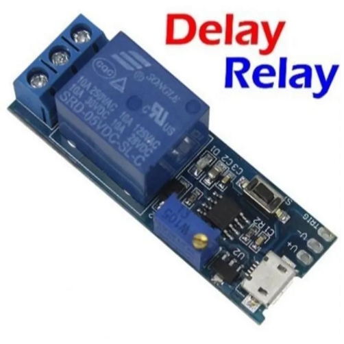 Delay Relay in 5-30v out 10A 250VAC Trigger Timer Module Switch Control Modul Delay Time 10 Amp 250V