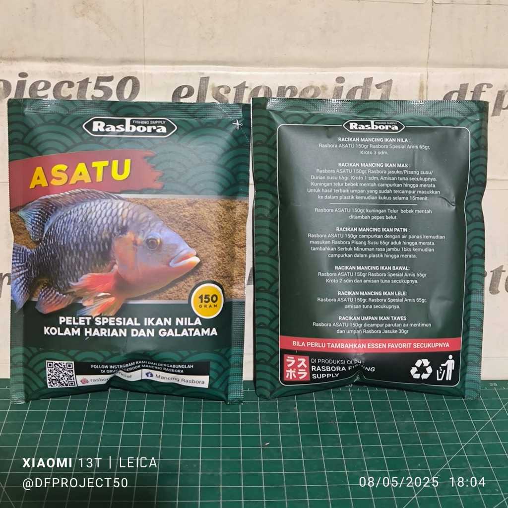 umpan mancing RASBORA ASATU 150 gram spesial ikan nila harian galatama tombro lele bawal tawes