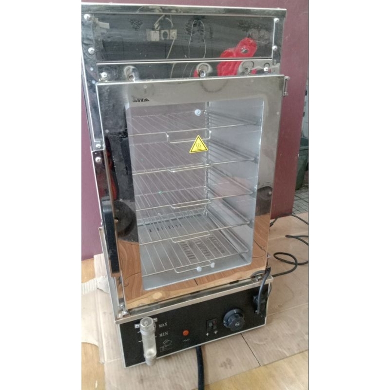 Electric Display Steamer / kukusan elektrik bapao, dimsum, somay