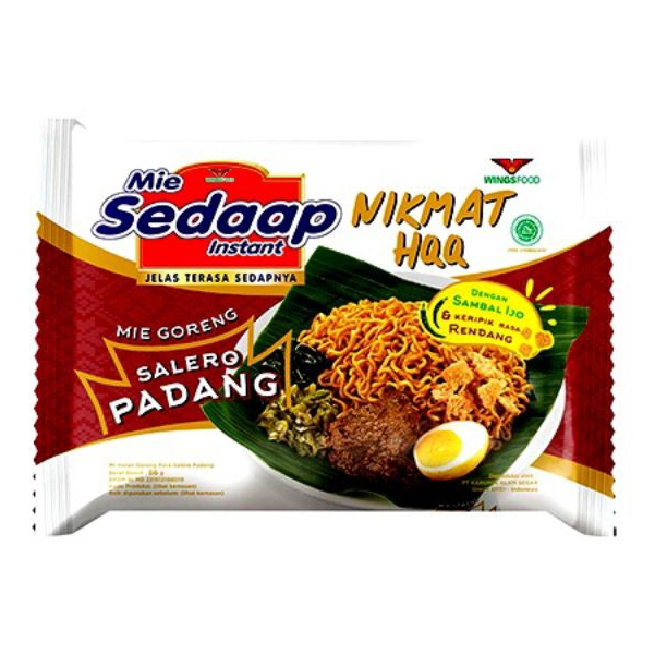 

MIE SEDAAP SALERO PADANG - MIE INSTAN
