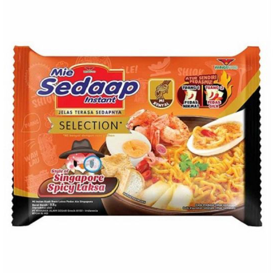 

MIE SEDAAP SELECTION SINGAPORE SPICY LAKSA - MIE INSTAN