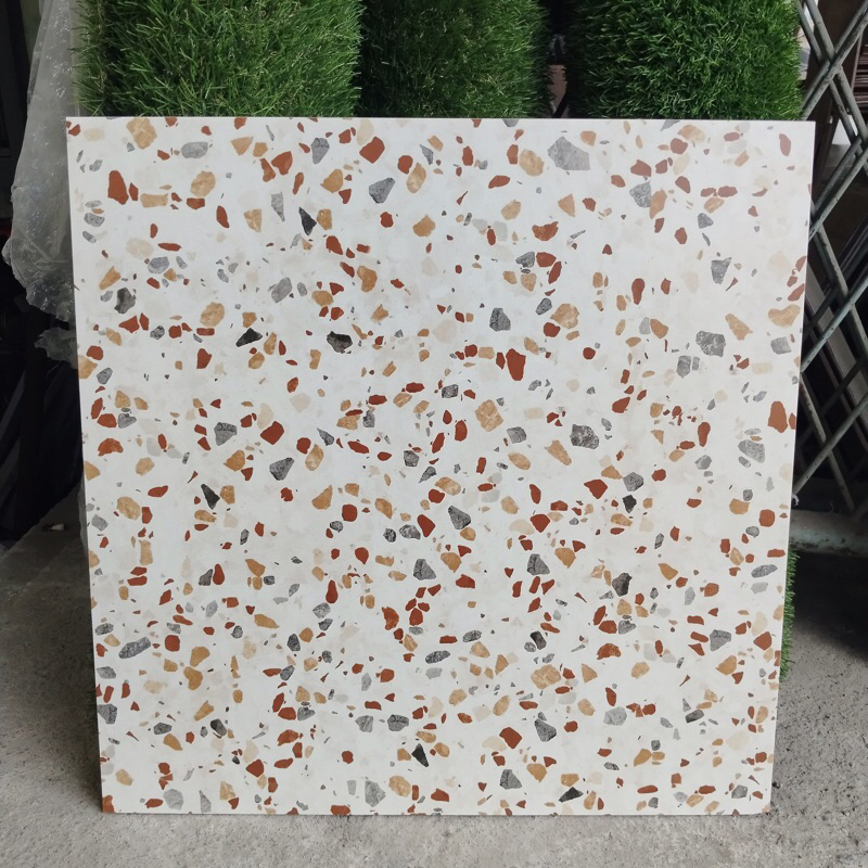 KERAMIK 50x50 terazzo (doff)/ keramik terrazo sunkist/ keramik dinding kamar mandi/ keramik trasso/