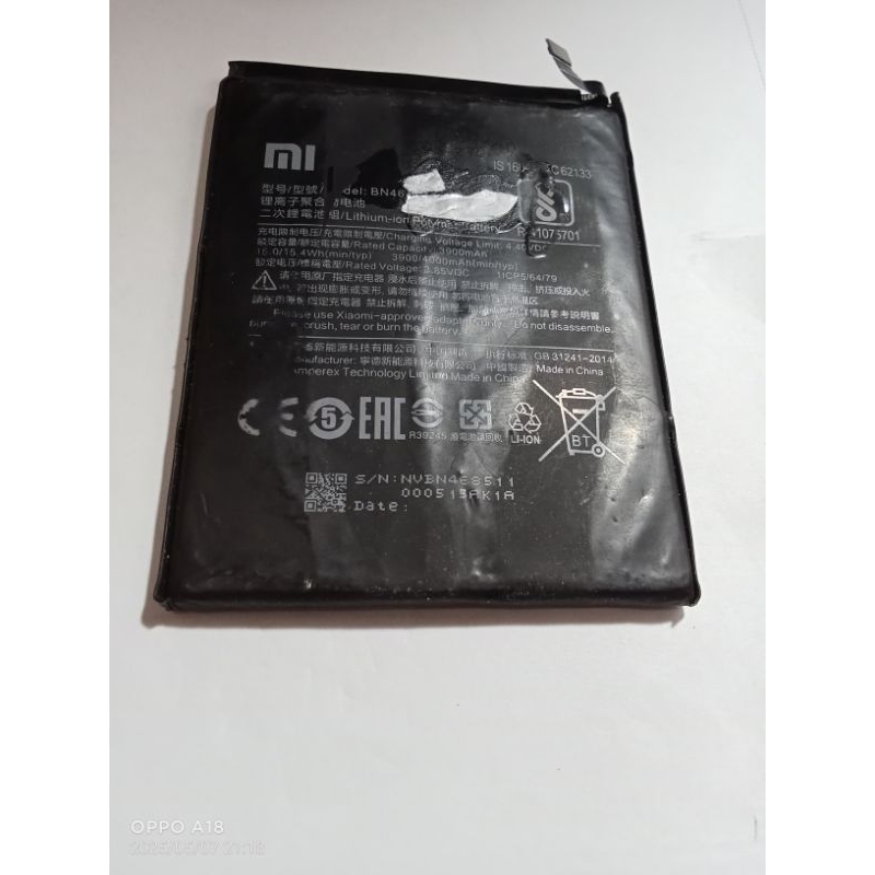 Baterai Redmi Note 8