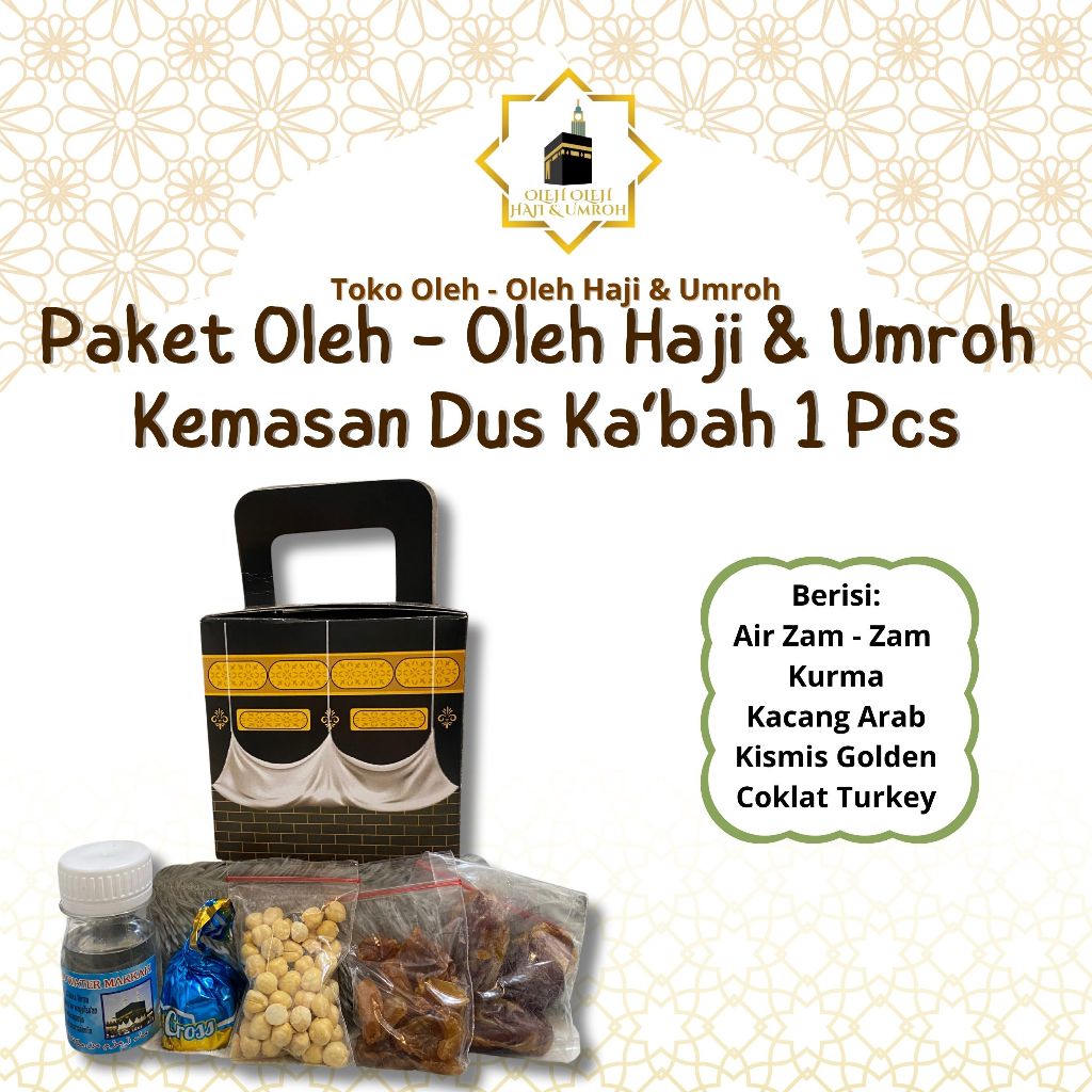 

PAKET OLEH OLEH HAJI DAN UMROH KEMASAN DUS KA'BAH ASLI ORIGINAL PAKET HEMAT MURAH ASLI ORIGINAL PAKET LENGKAP OLEH OLEH HAJI DAN UMROH ISIAN KURMA AIR ZAM ZAM KACANG KISMIS COKLAT MURAH MERIAH BEST QUALITY ASLI ORIGINAL 100 % OLEH OLEH HAJI DAN UMROH MURA