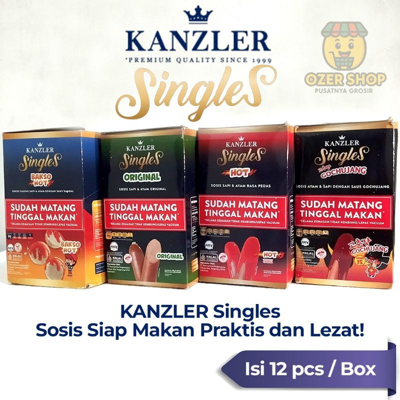 

Sosis Kanzler Singles 1 Box (isi 12 pcs)