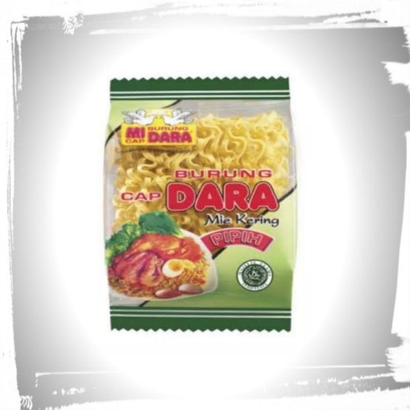 

Mie Burung Dara Pipih