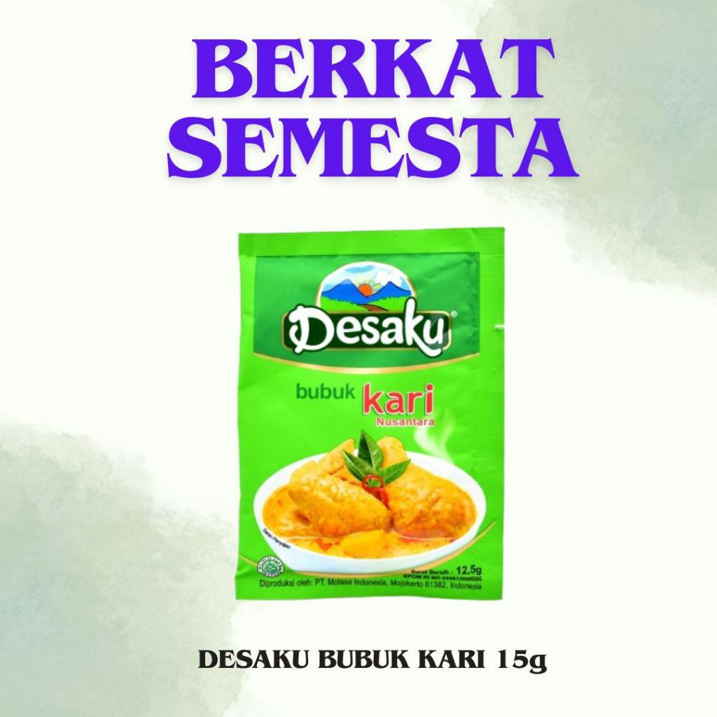 

DESAKU BUBUK INSTANT KARI 15g