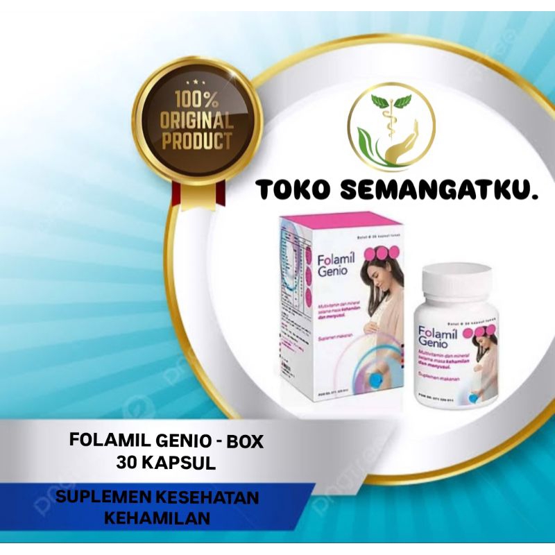 Folamil Genio Box isi 30 kapsul lunak