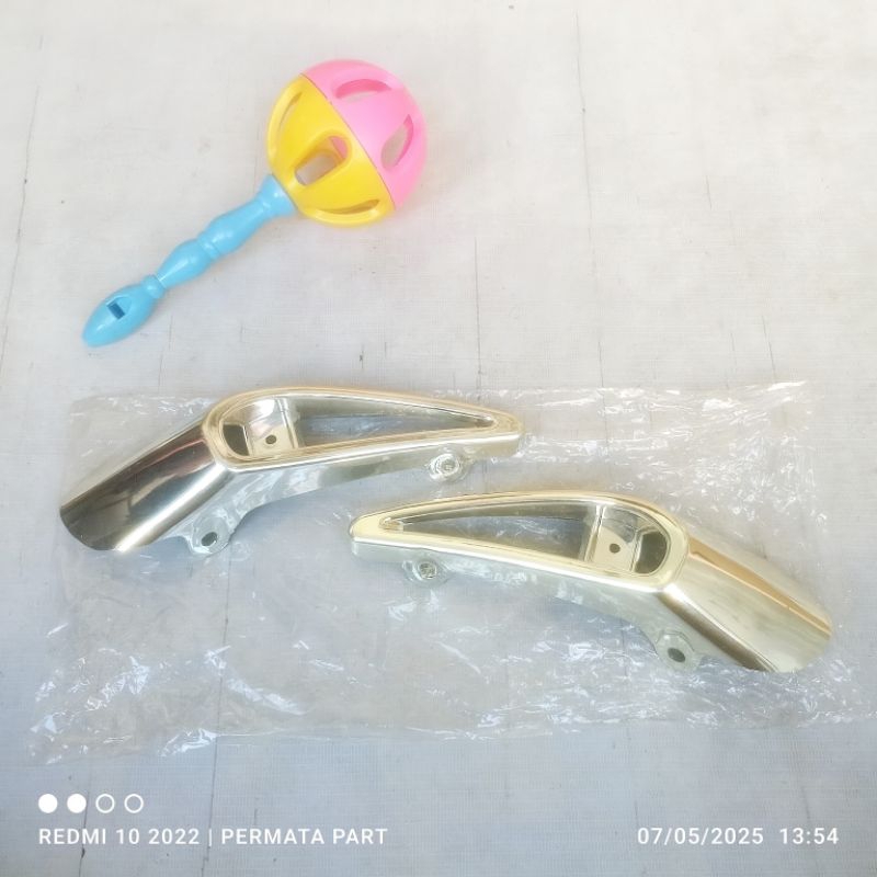 cover body garnis lis tameng panel dada depan jupiter mx lama old chrome croom krom bahan bagus deta