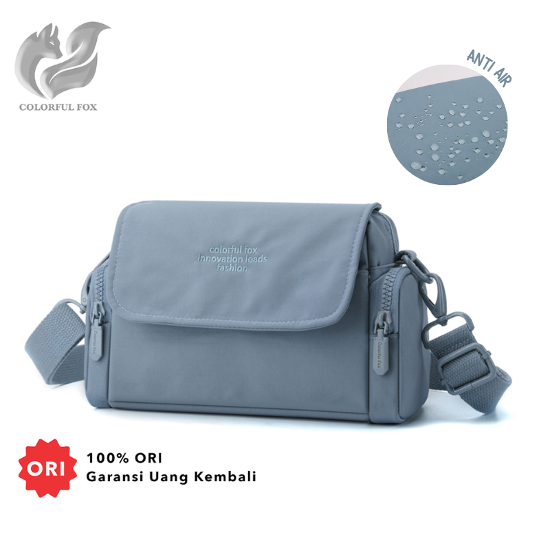 COLORFUL FOX 1204 Tas Selempang Wanita Slingbag Shoulder Bag Bahan Anti Air Fashion