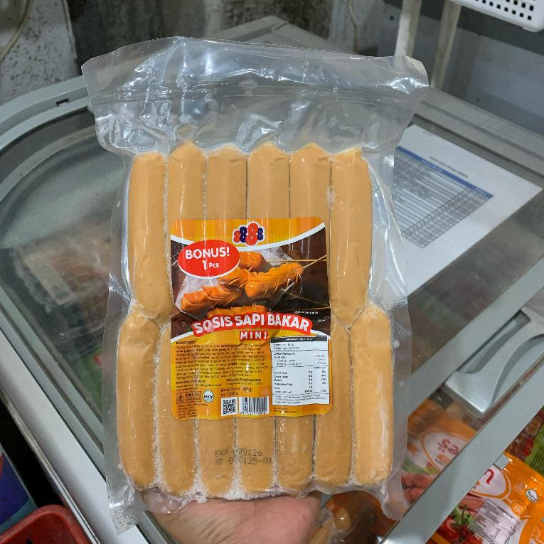 

8888 Sosis Sapi Bakar Mini 500gr