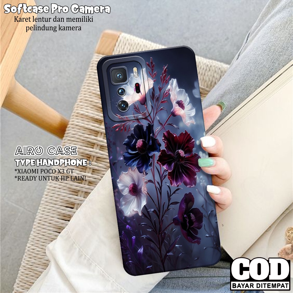 Case XIAOMI POCO X3 GT - Softcase XIAOMI POCO X3 GT - Fashion Case BUNGA - Casing XIAOMI POCO X3 GT 