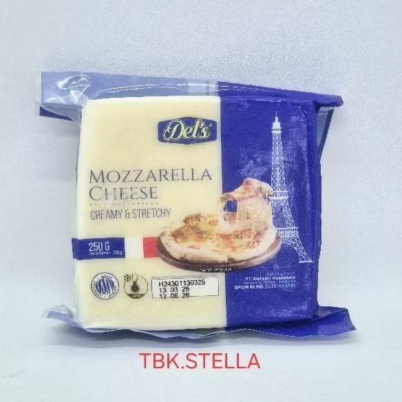 

DELS MOZARELLA 250 GR / KEJU MOZARELLA