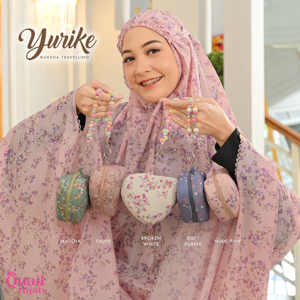 Quail Hijab - YURIKE MUKENA EXCLUSIVE ORI QUAIL