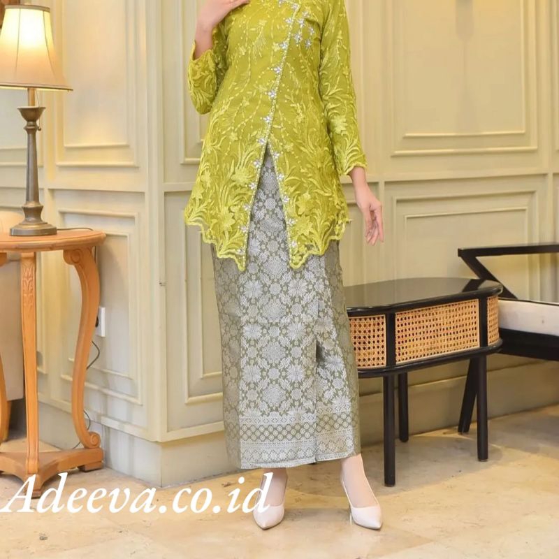 Songket span bawahan kebaya songket modern kekinian