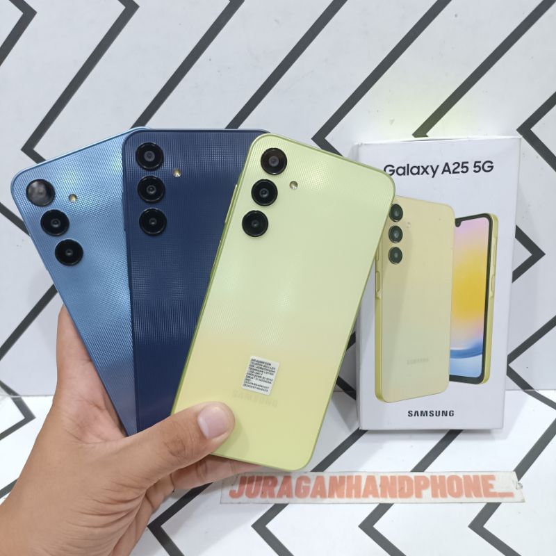 SAMSUNG A25 5G 8/256GB + 8/128GB HP SECOND BEKAS FULLSET