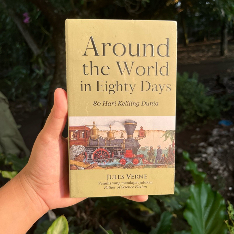 bukudarilemariku | buku novel around the world in eighty days 80 hari keliling dunia by jules verne