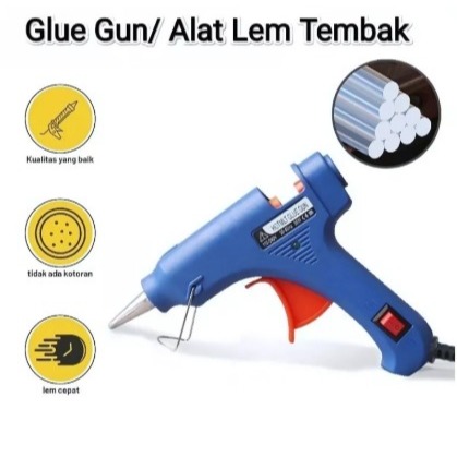 

SOLDER/ALAT LEM TEMBAK/GLUE GUN LEM ON OFF 20W / GLUE GUN