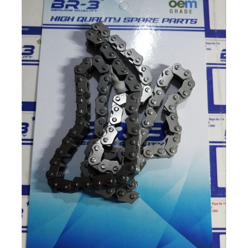 Rantai Keteng Kamprat Tiger BR3 Empat Lapis 102 Mata , 3×4-102L BR-3