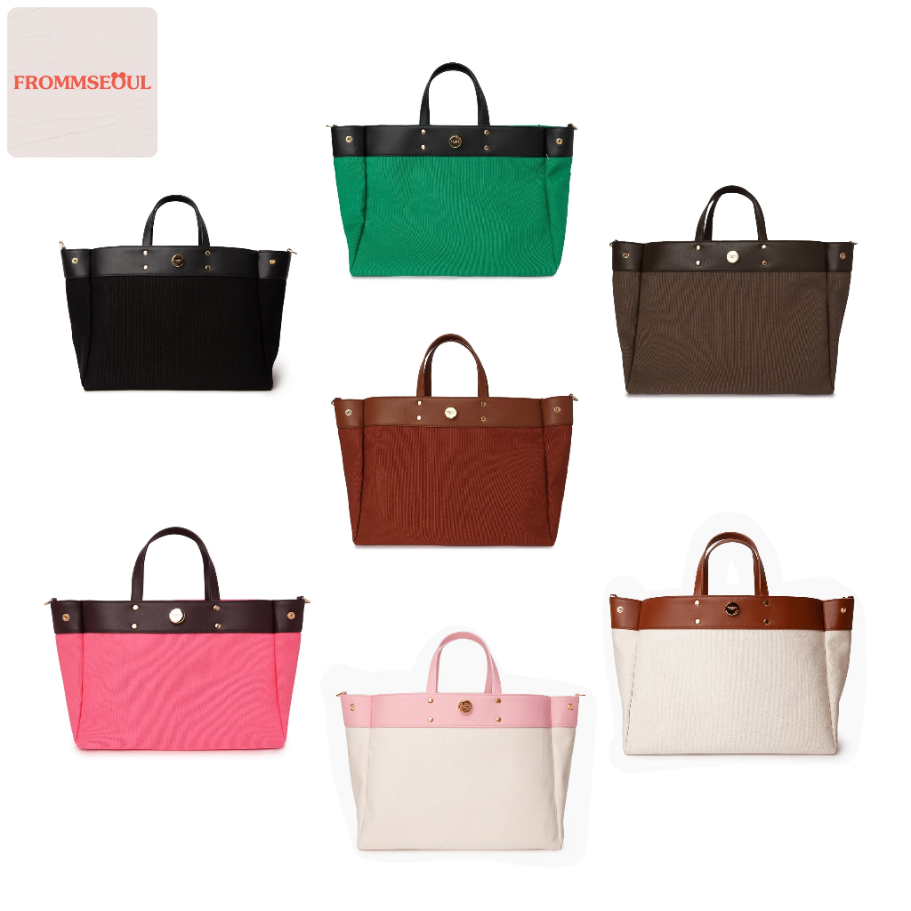 FIBRENO TWO TONE TUTTI BAG 100% ORI