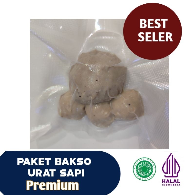

BAKSO URAT HALAL HOMADE PREMIUM [ 1 besar 3 kecil ] HALAL BAKSO URAT SAP HOMADE I PREMIUM ISI 4pcs
